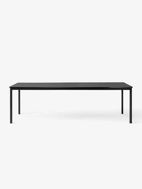 Drip Bord fra &Tradition - L: 141-170 x W: 80 x H: 74 cm / Black Aluminium / Black Fenix Nano laminate - Jacobsen Plus