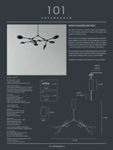 Drop Chandelier, mini bronze fra 101 Copenhagen - 3 - Jacobsen Plus