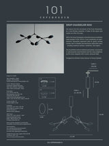 Drop Chandelier, mini oxidized fra 101 Copenhagen - 5 - Jacobsen Plus