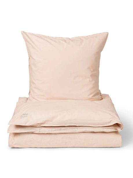 Duvet Cover Single XL 140x220, sengesæt fra Aiayu - Shell / Inkl. 60x63 cm - Jacobsen Plus