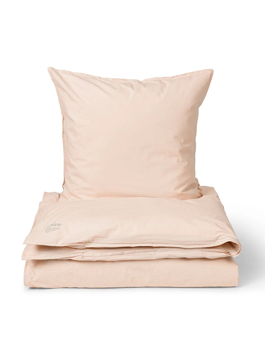 Duvet Cover Single 140x200, sengesæt fra Aiayu - Shell / Inkl. 60x63 cm - Jacobsen Plus