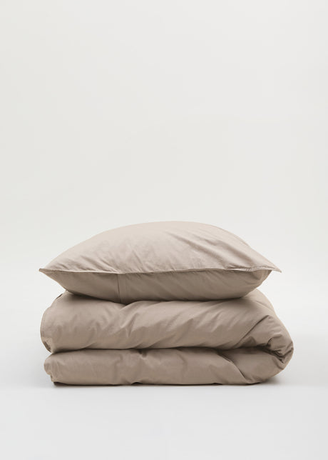 Duvet Cover Single 140x200, sengesæt fra Aiayu - Dried Herb / Inkl. 60x63 cm - Jacobsen Plus