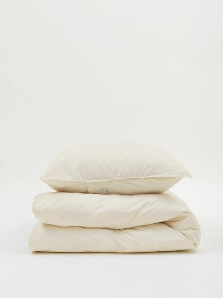 Duvet Cover Single XL 140x220, sengesæt fra Aiayu - Pure Ecru / Inkl. 60x63 cm - Jacobsen Plus