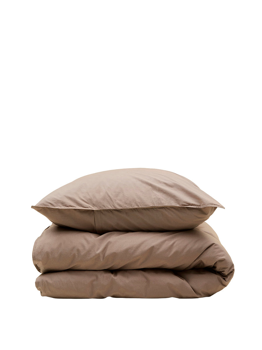 Duvet set & Pillow cases, 200x220 cm fra Aiayu - Cocoa - Jacobsen Plus