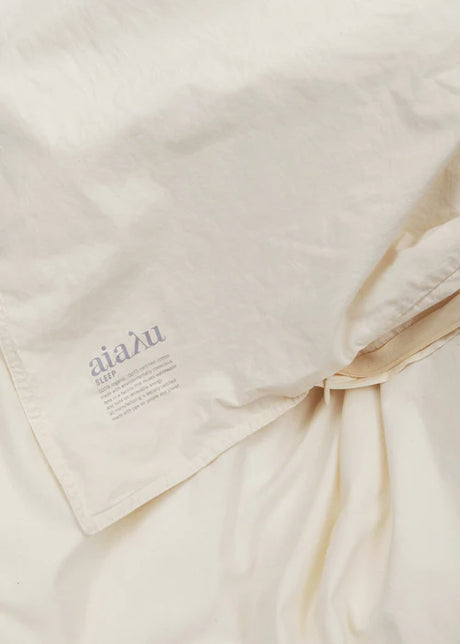 Duvet Set & Pillow Case 140x220, pure ecru fra Aiayu - 4 - Jacobsen Plus