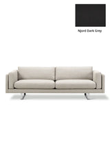 EJ280 Sofa fra Fredericia Furniture - Njord - Dark Grey / Model 8062 - 240 cm - Jacobsen Plus