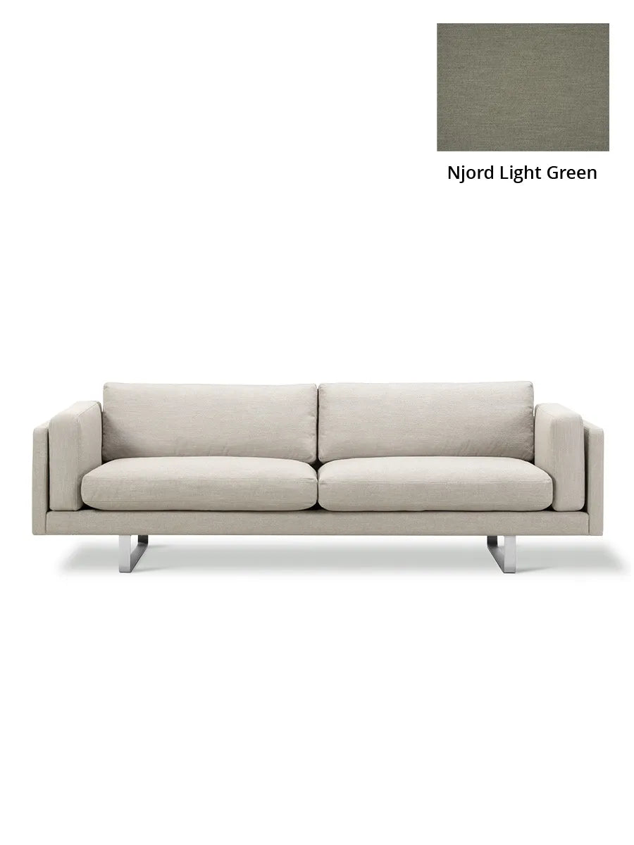 EJ280 Sofa fra Fredericia Furniture - Njord - Light Green / Model 8052 - 212 cm - Jacobsen Plus