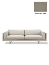 EJ280 Sofa fra Fredericia Furniture - Njord - Light Grey / Model 8052 - 212 cm - Jacobsen Plus