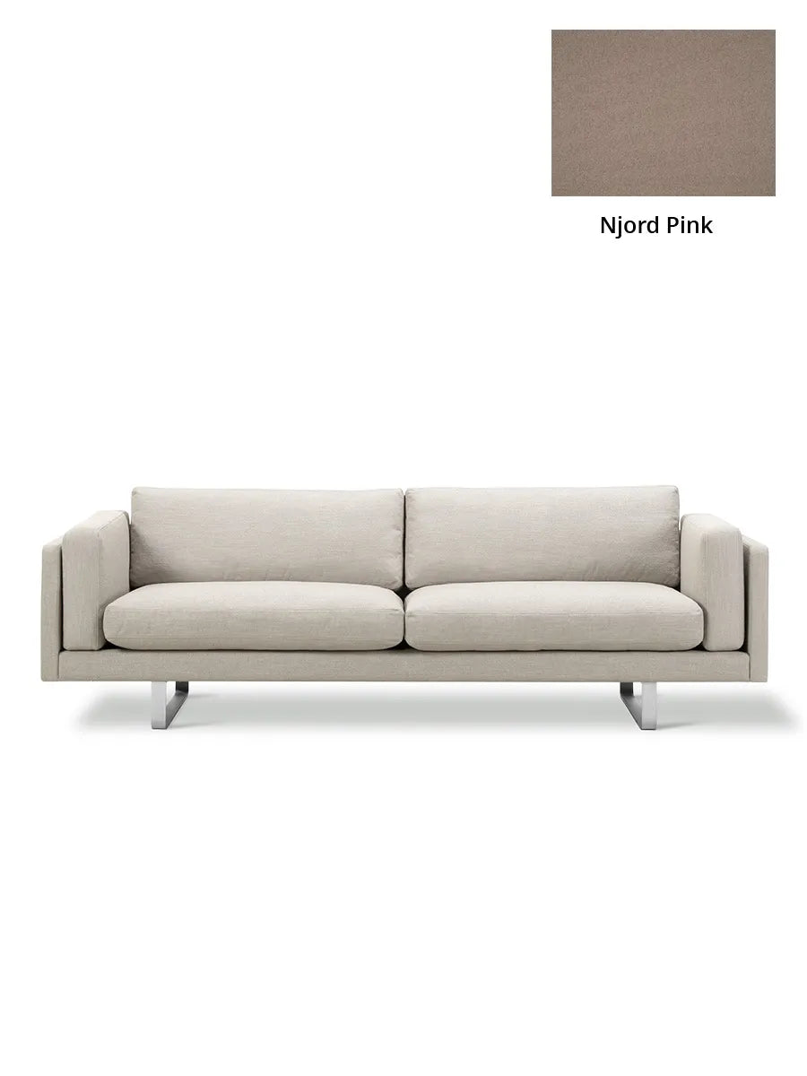 EJ280 Sofa fra Fredericia Furniture - Njord - Pink / Model 8072 - 280 cm - Jacobsen Plus