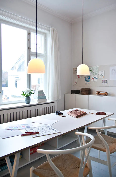 Super Pendel fra Piet Hein - Ø: 90 mm / Sort ledning - Jacobsen Plus