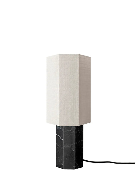 The Eight Over Eight Lamp Small, grey marble fra Louise Roe - Jute White - Jacobsen Plus