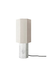 The Eight Over Eight Lamp Small, white marble fra Louise Roe - Jute White - Jacobsen Plus