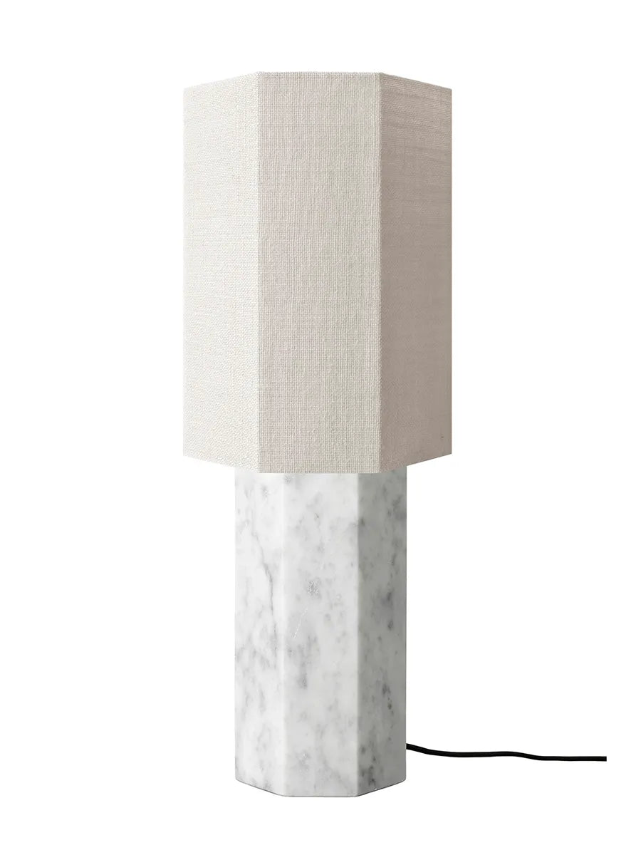 The Eight Over Eight Lamp Large, white marble fra Louise Roe