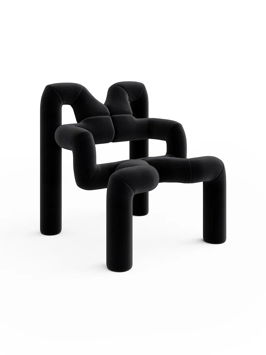 Ekstrem Stol, Gentle 2 fra Varier - Black 573 - Jacobsen Plus