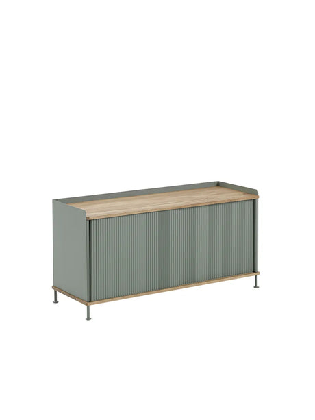Enfold Sideboard, 124 x 45 cm fra Muuto - Black - Jacobsen Plus