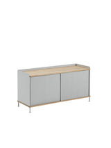 Enfold Sideboard, 124 x 45 cm fra Muuto - Grey - Jacobsen Plus