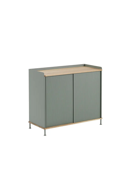 Enfold Sideboard, 100 x 45 cm fra Muuto - Black - Jacobsen Plus