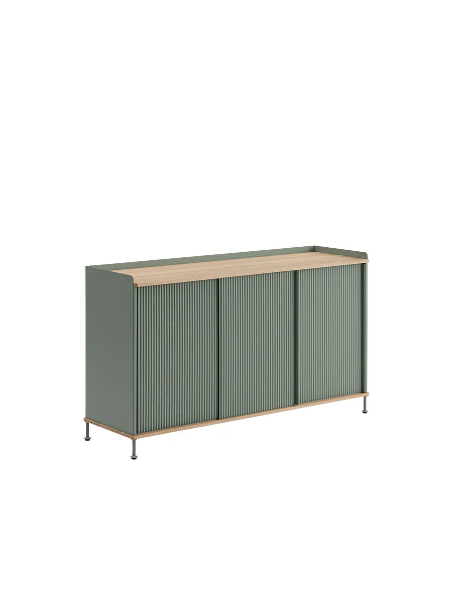 Enfold Sideboard, 148 x 45 cm fra Muuto - Dusty Green - Jacobsen Plus
