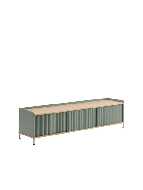 Enfold Sideboard, 186 x 45 cm fra Muuto - Black - Jacobsen Plus