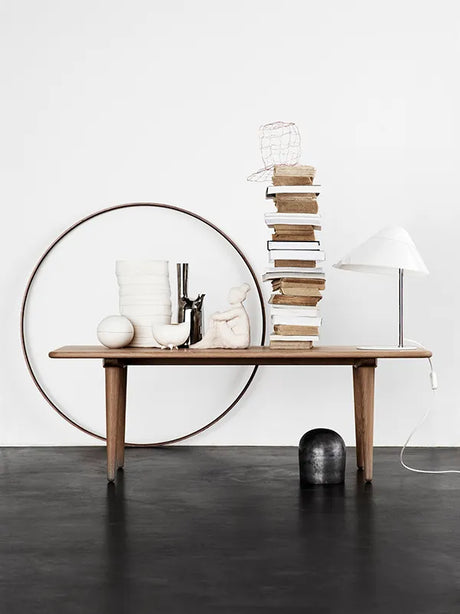 CH011 Sofabord fra Carl Hansen & Søn - B: 130 x D: 55 x H: 44 cm / Sort - Jacobsen Plus