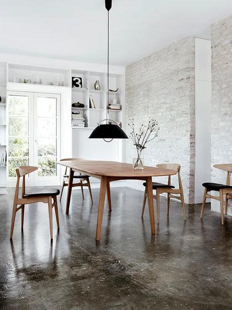 CH006 Spisebord fra Carl Hansen & Søn - Bøg / Sæbe - Jacobsen Plus