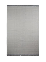 Escape Kelim Tæppe fra Massimo - 170 × 240 cm / Chalk with fringes - Jacobsen Plus