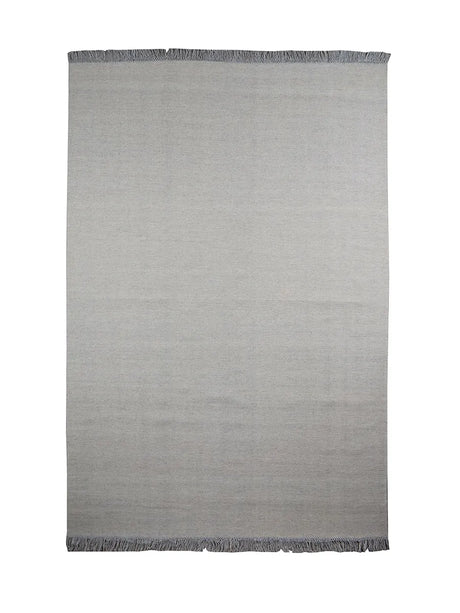 Escape Kelim Tæppe fra Massimo - 170 × 240 cm / Chalk with fringes - Jacobsen Plus