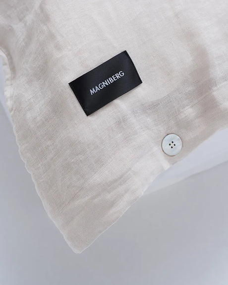 Mother Linen Duvet Cover Single 140x220 cm fra Magniberg - Bluish Grey - Jacobsen Plus