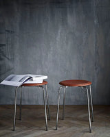 Dot skammel, valnød af Arne Jacobsen - 2 - Jacobsen Plus