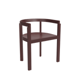 After Chair, ash fra Fritz Hansen - Burgundy - Jacobsen Plus
