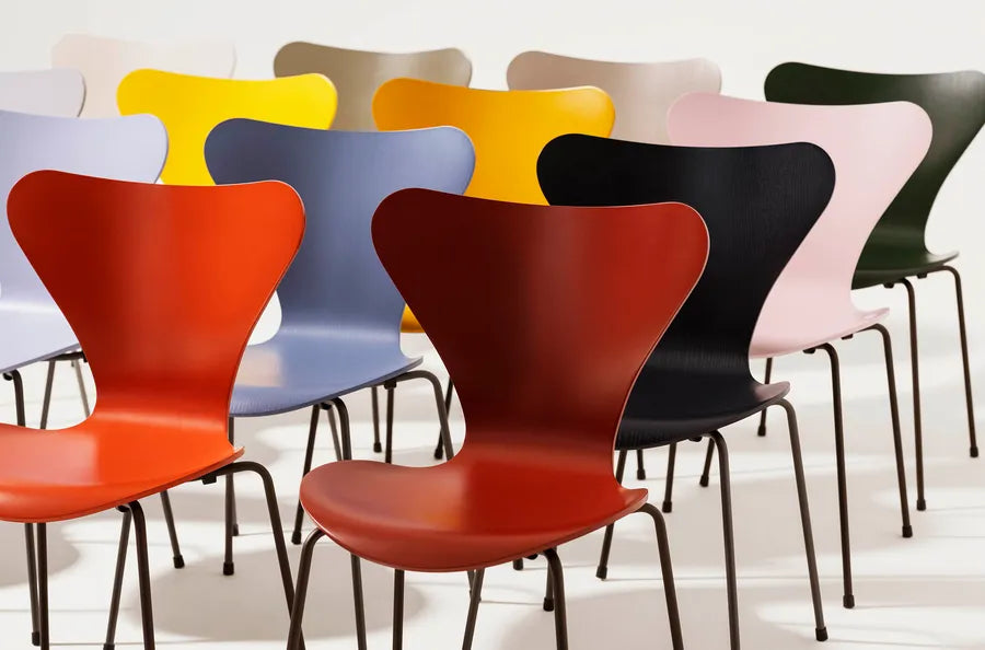3107 Serie 7 stol i farvet ask af Arne Jacobsen - 5 - Jacobsen Plus