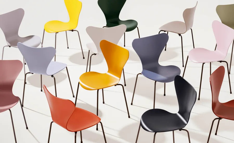 3107 Serie 7 stol i farvet ask af Arne Jacobsen - 6 - Jacobsen Plus