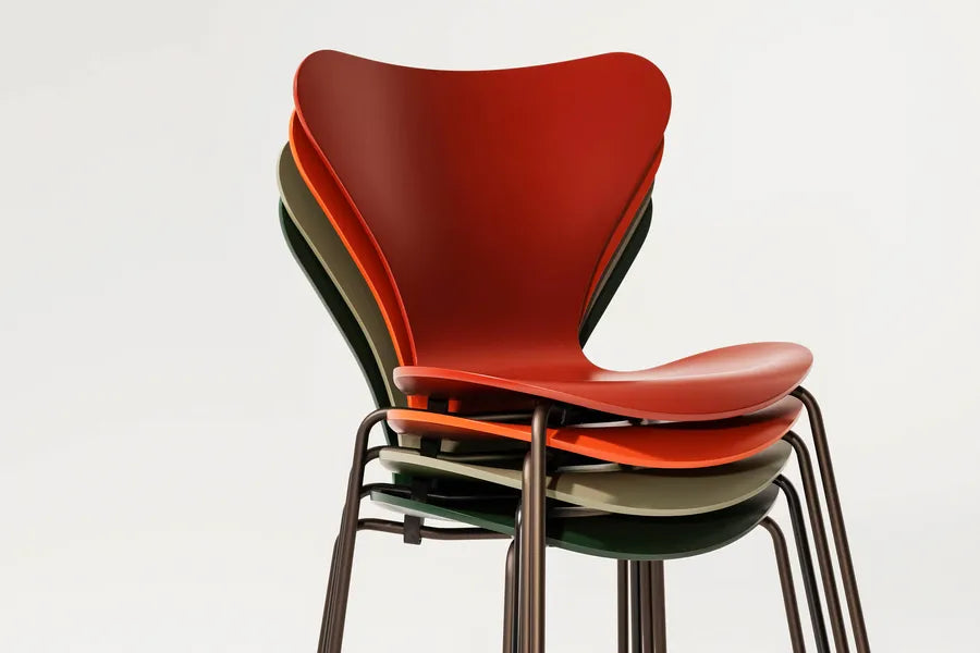3107 Serie 7 stol lakeret af Arne Jacobsen - 4 - Jacobsen Plus
