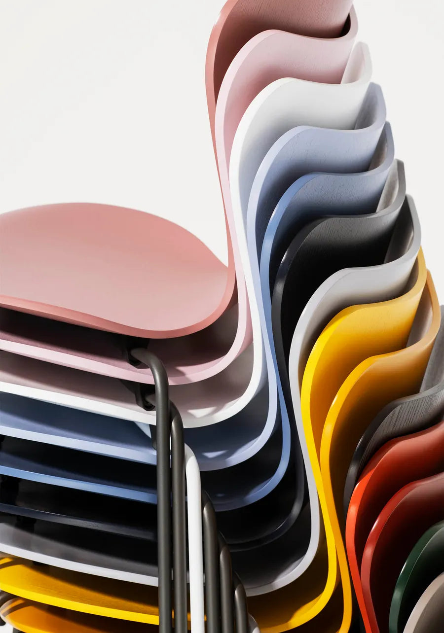 3107 Serie 7 stol lakeret af Arne Jacobsen - 6 - Jacobsen Plus