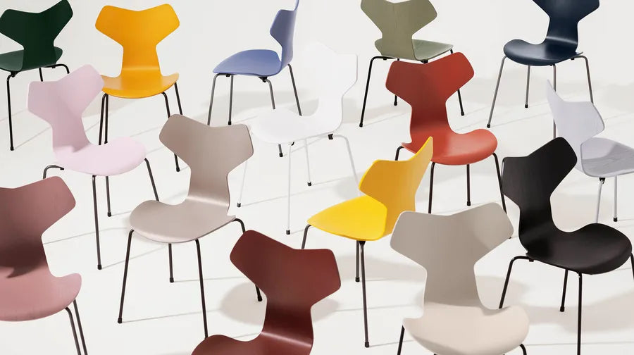 3130 Grand Prix stol i farvet ask af Arne Jacobsen - 5 - Jacobsen Plus