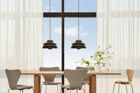 Concert Pendel, Matt Black fra Fritz Hansen - P1 (Ø320mm) - Jacobsen Plus