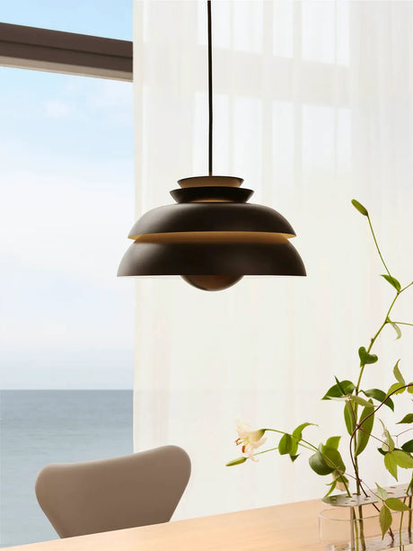 Concert Pendel, Matt Black fra Fritz Hansen - P1 (Ø320mm) - Jacobsen Plus