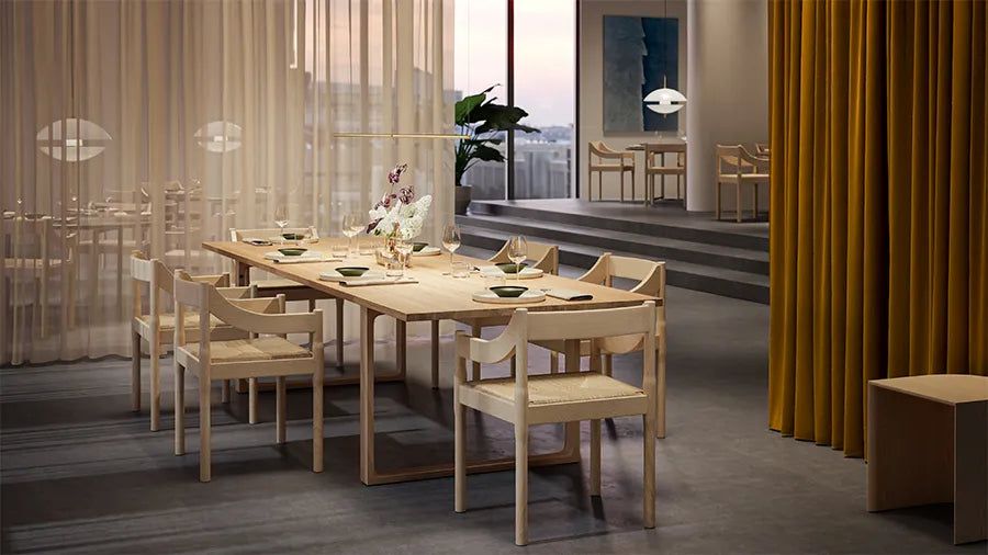 Carimate Stol, bøg fra Fritz Hansen - 2 - Jacobsen Plus