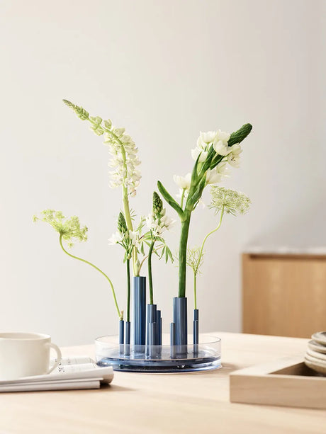 Ikeru Low Vase, dusk blue af Jaime Hayon - 2 - Jacobsen Plus