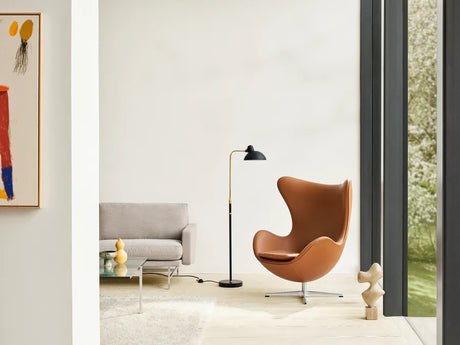 Kaiser Idell Gulvlampe fra Fritz Hansen - Sort - Jacobsen Plus