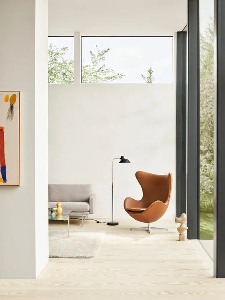 Kaiser Idell Gulvlampe fra Fritz Hansen - Sort - Jacobsen Plus