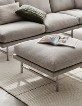 Lissoni PL110S Pouf, Clay 012 fra Fritz Hansen - 2 - Jacobsen Plus
