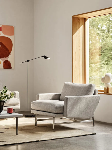 Lissoni PL111 Lounge Chair, Clay 012 fra Fritz Hansen - 2 - Jacobsen Plus