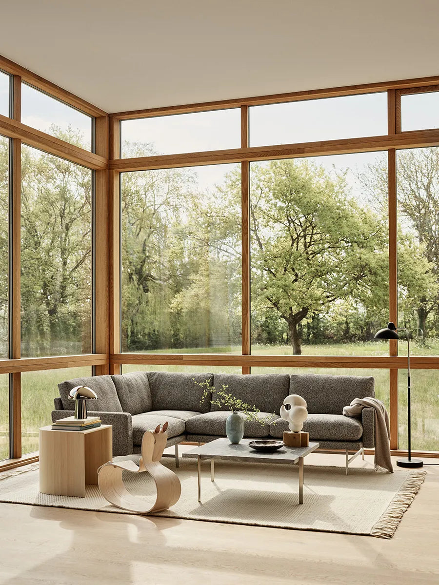 Lissoni PL117S Hjørnesofa, Moss 015 fra Fritz Hansen - 4 - Jacobsen Plus