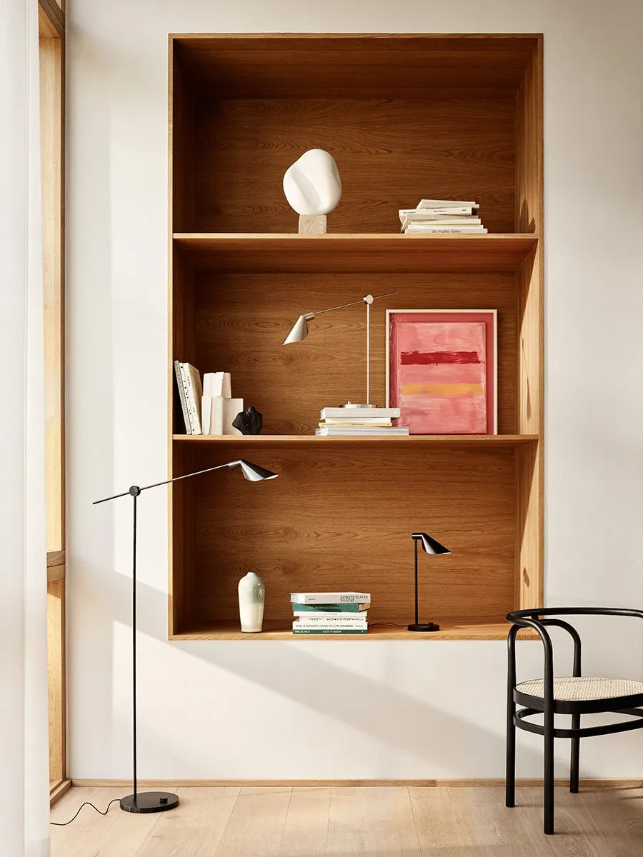 MS021 Bordlampe, sort PVD fra Fritz Hansen