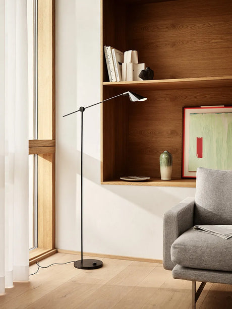 MS011 Gulvlampe, sort PVD fra Fritz Hansen - 3 - Jacobsen Plus