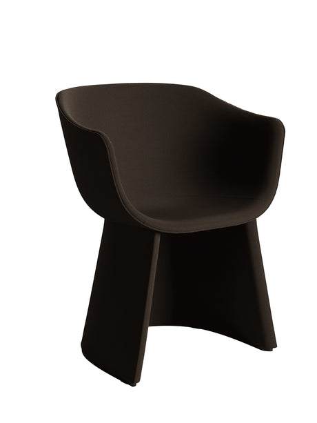 Fritz Hansen - Monolit spisebordsstol m. lave armlæn - Jacobsen Plus