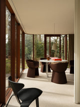 Fritz Hansen - Monolit spisebordsstol m. lave armlæn - 4 - Jacobsen Plus