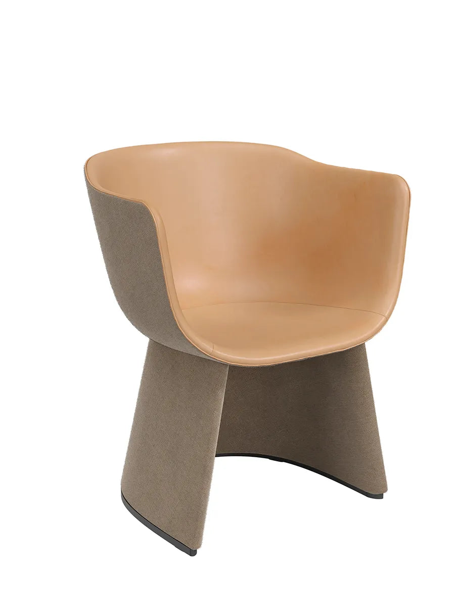Monolit Lounge Chair m. Keder fra Fritz Hansen - Sunniva 233 - Natural Leather - Jacobsen Plus