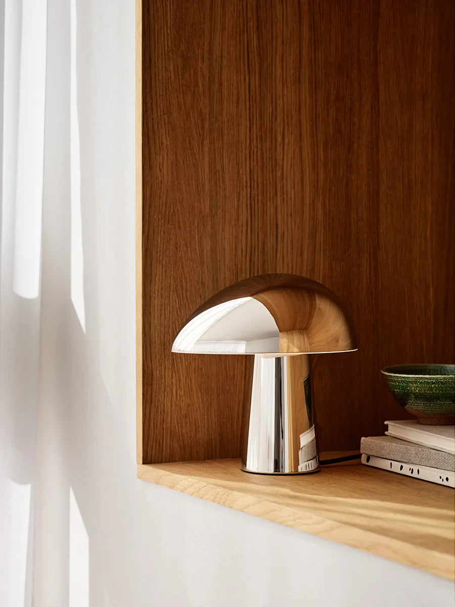 Night Owl Steel Bordlampe, polished steel fra Fritz Hansen - 2 - Jacobsen Plus